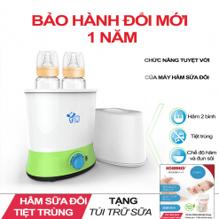 Máy Hâm Sữa Đôi Tiệt Trùng Yammy