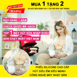 Máy Hút Sữa HICHITO Hoa Anh Đào Tích Điện