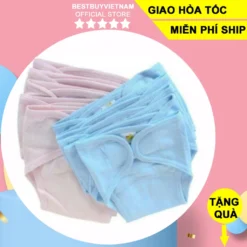 Bán sỉ Quần Đóng Bỉm chất liệu 100% cotton mềm mại và an toàn với làn da nhạy cảm của trẻ em