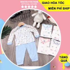 Bộ quần áo sơ sinh Pettit chất thun co dãn loại đẹp